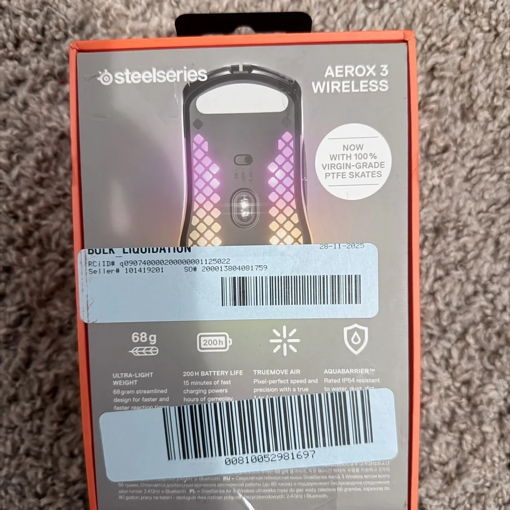 SteelSeries Aerox 3 Wireless Gaming Mouse